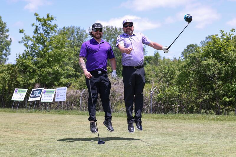 Golf outing participants